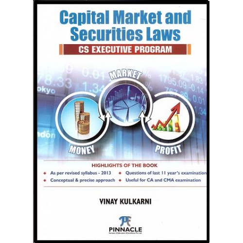 Capital Market & Securities Laws for CS Executive by Vinay Kulkarni, Pinnacle Institute